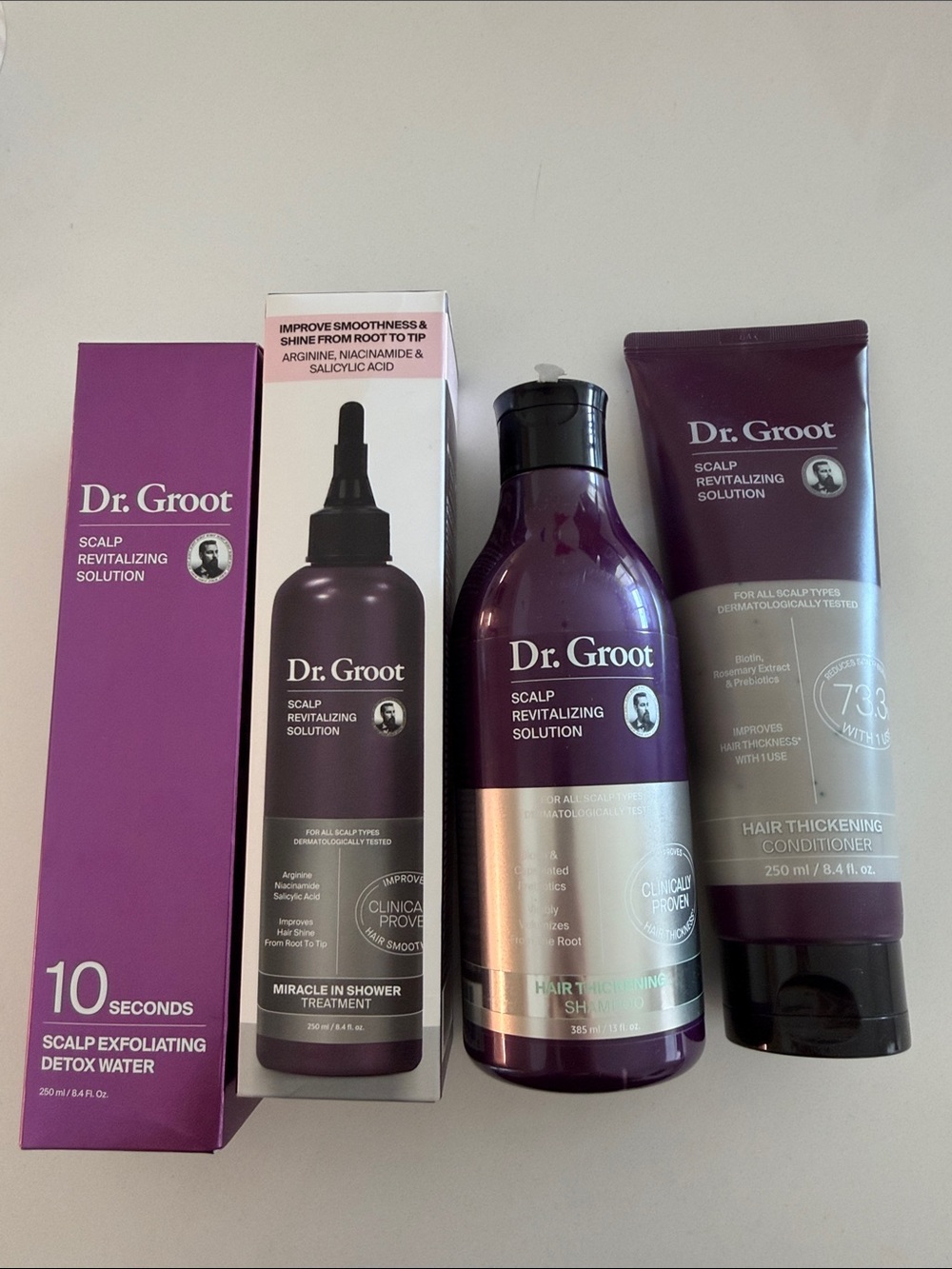 Dr Groot Scalp Revitalizing Solution Hair Thickening Set
